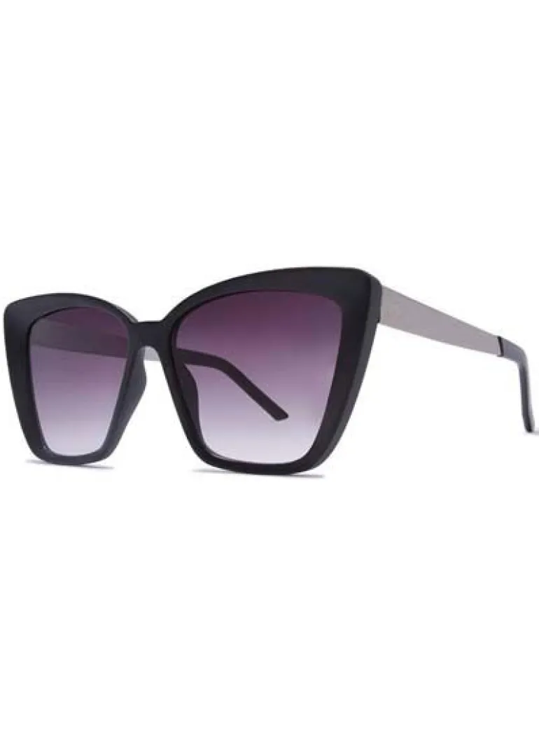 Danefæ Solbriller Crusheyes ASPEN Gloss Black/Smoke | Dame Briller