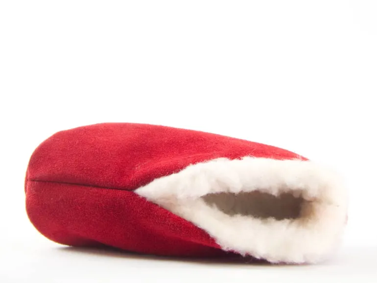 Danefæ Spanish Slof Kids Red | Børn Sko | Hjemmesko
