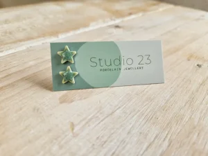 Danefæ Studio 23 Star Stud Earring Pair Ivy | Dame Smykker