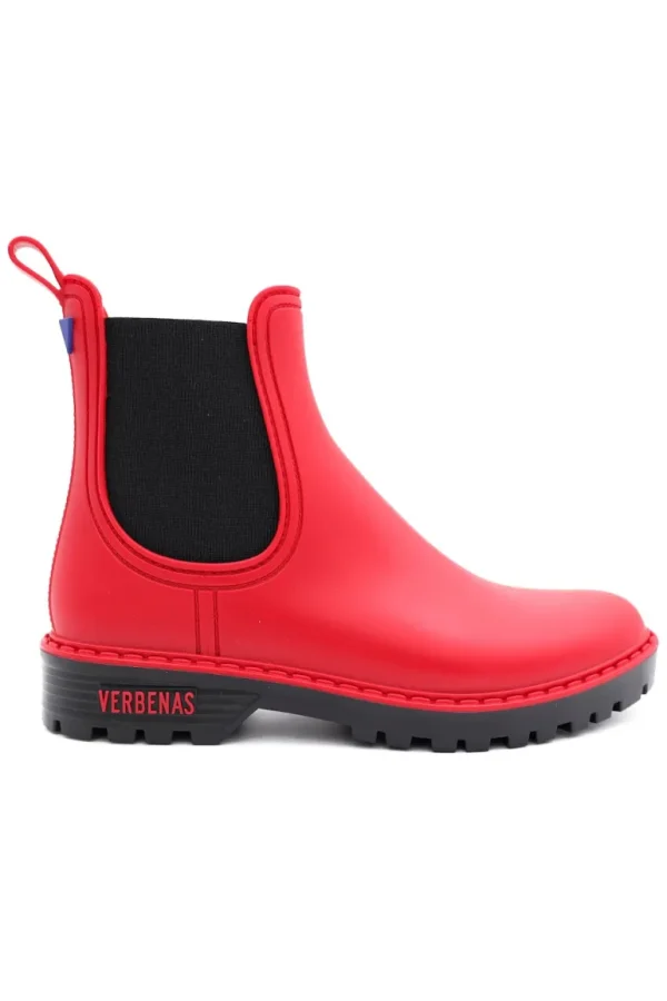 Danefæ Verbenas Gaudi Mate Rojo/Negro | Dame Gummistøvler