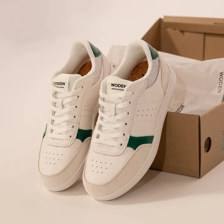 Danefæ WODEN Bjork Mix Botanical/Blanc de Blanc | Dame Sneakers