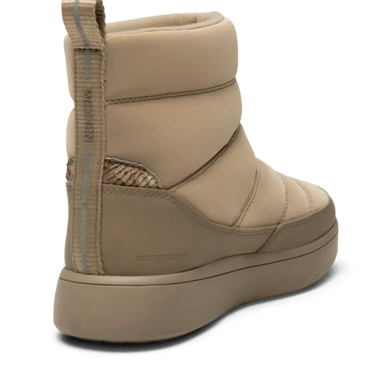 Danefæ WODEN Isa Waterproof Silver Mink | Dame Støvler