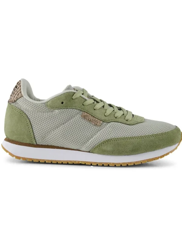 Danefæ WODEN Signe Dusty Olive/Pelican | Dame Sneakers