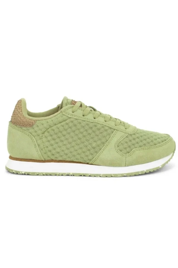 Danefæ WODEN Ydun Suede Mesh II Dusty Olive | Dame Sneakers