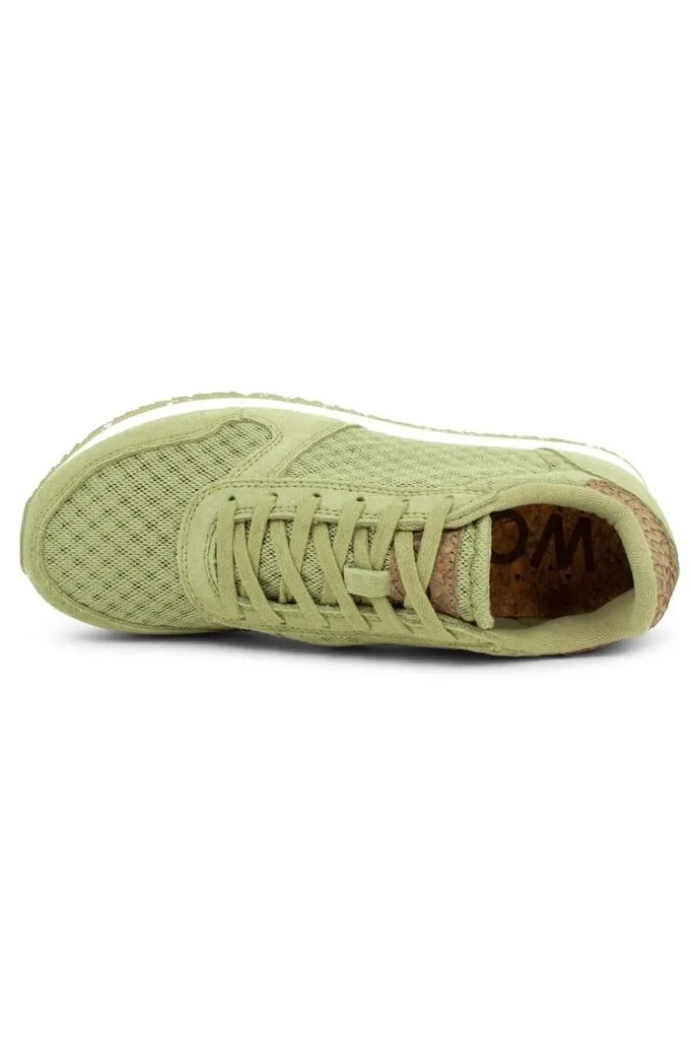 Danefæ WODEN Ydun Suede Mesh II Dusty Olive | Dame Sneakers