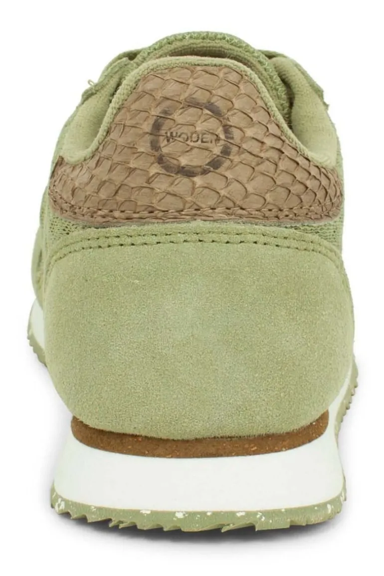 Danefæ WODEN Ydun Suede Mesh II Dusty Olive | Dame Sneakers